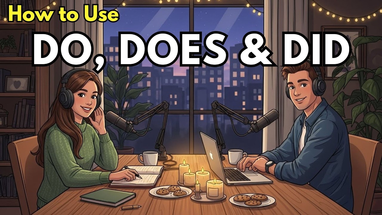 How to Use Do, Does & Did in English | Easy Real English | English Podcast for Beginners