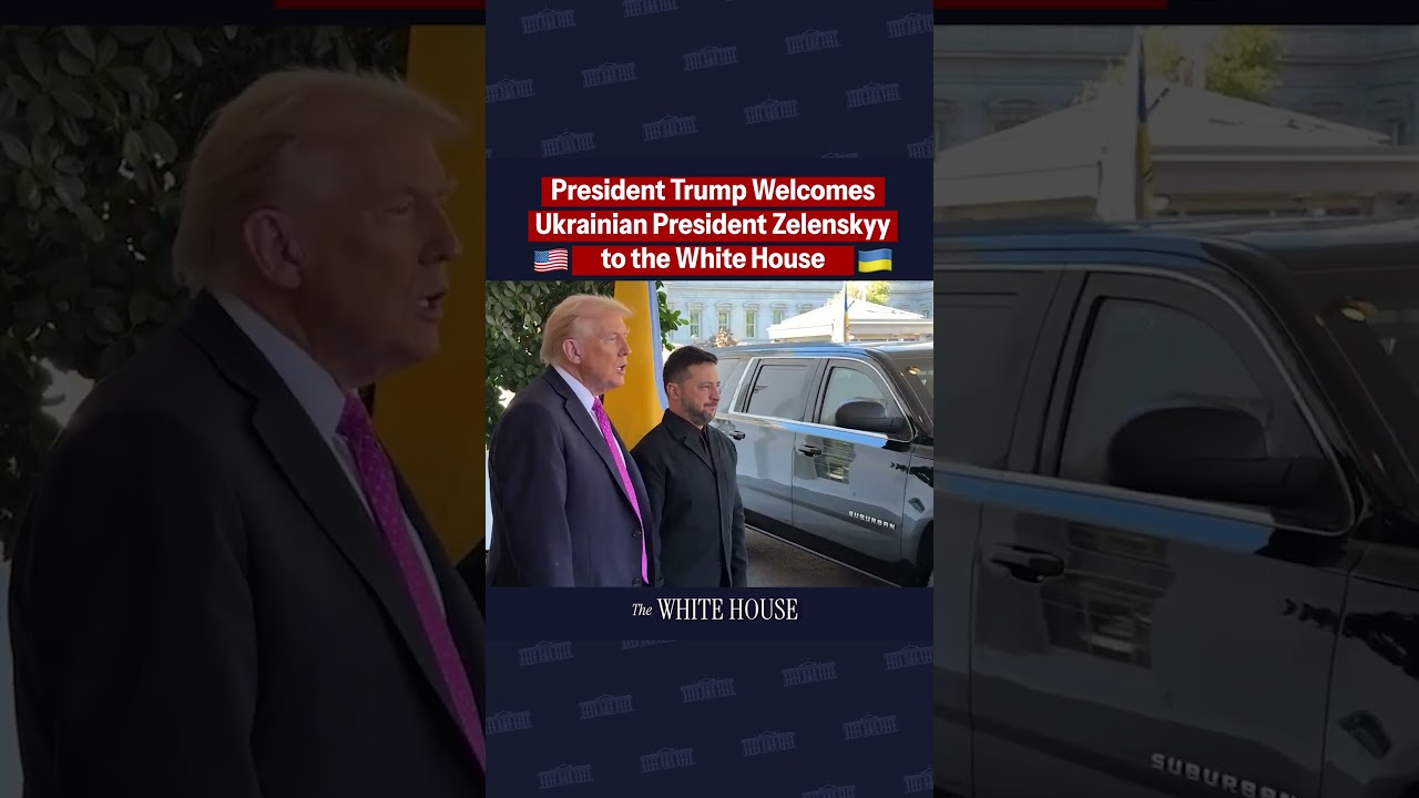 President Donald J. Trump welcomes Ukrainian President Zelenskyy back to the White House. 🇺🇸🇺🇦