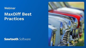 MaxDiff Best Practices