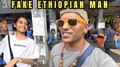 Fake Language by the Black Man and Shocked the Little Girl in Nawalapitiya 🇱🇰 