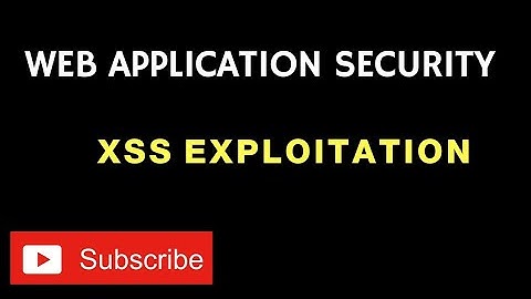 Web Application Security - XSS Exploitation | Craw Cyber Security
