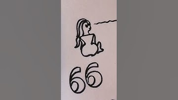 Draw with the easy number 3/#satisfying #shorts #art #draw #short #3 #snowman #easy #easydrawing #9