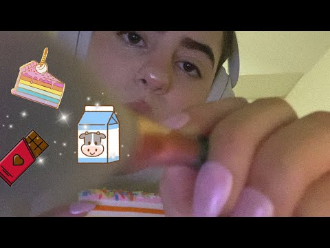 asmr roleplay maquillaje con comida falsa / asmr rapido:)