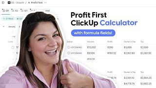 Profit First ClickUp Calculator | using formula fields in ClickUp for finances by DaSilva Life 2,492 views 11 months ago 11 minutes, 21 seconds