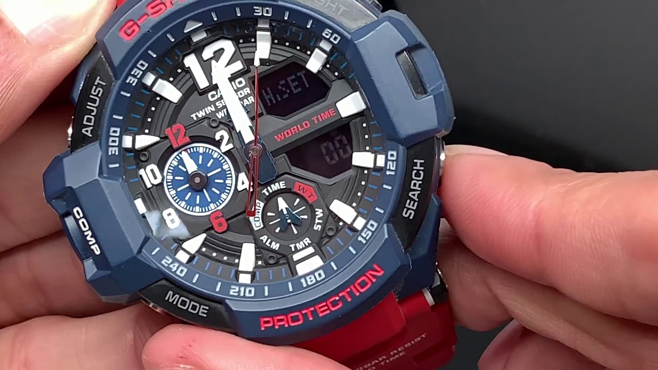 CASIO G-SHOCK GRAVITYMASTER GA-1000-1A VS GA-1100-1A - YouTube