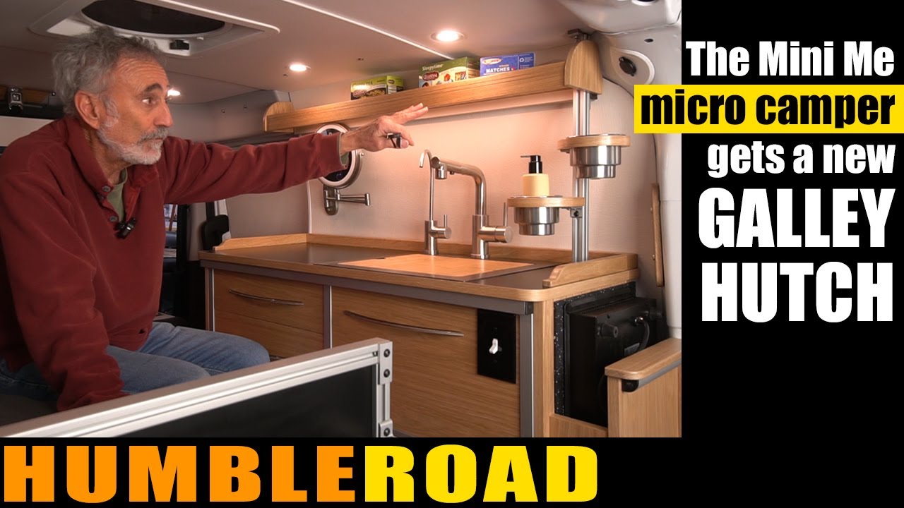 NEW Humble Road Solo Traveler MICRO CAMPER "Mini Me" Galley Hutch YouTube