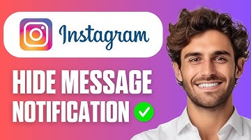 How to Hide Message Notifications On Instagram – Beginner Tutorial 2025