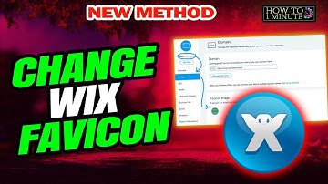 How to change wix favicon 2025