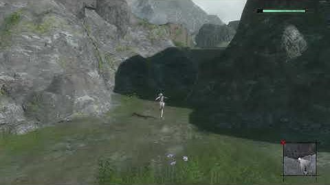 NieR: Replicant - Trying to Enter the Village and Junk Heap as Kainé