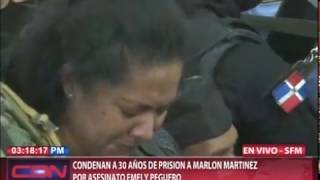 Condenan a Marlin Martínez a 5 años de prisión y 30 años a Marlon Martínez