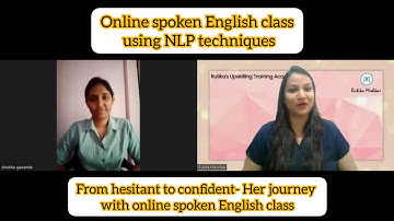 Testimony Interview of a student from Spoken English course using Neuro-Linguistic Programming.#nlp