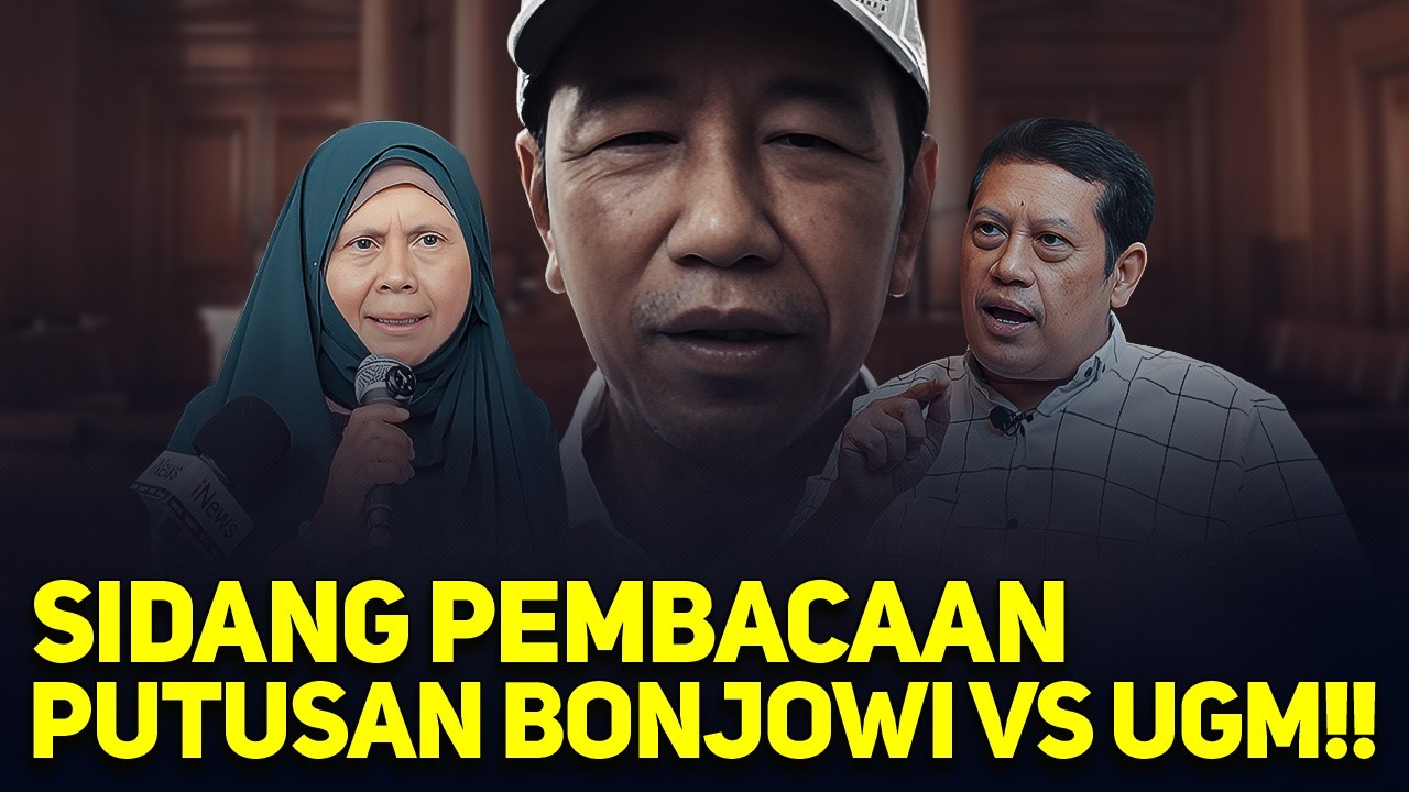 LIVE! UPDATE IJAZAH JKW! SIDANG PEMBACAAN PUTUSAN KIP! BONJOWI VS UGM!!