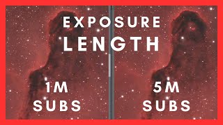 Long VS Short Exposures in Astrophotography  OSC Duo Narrowband