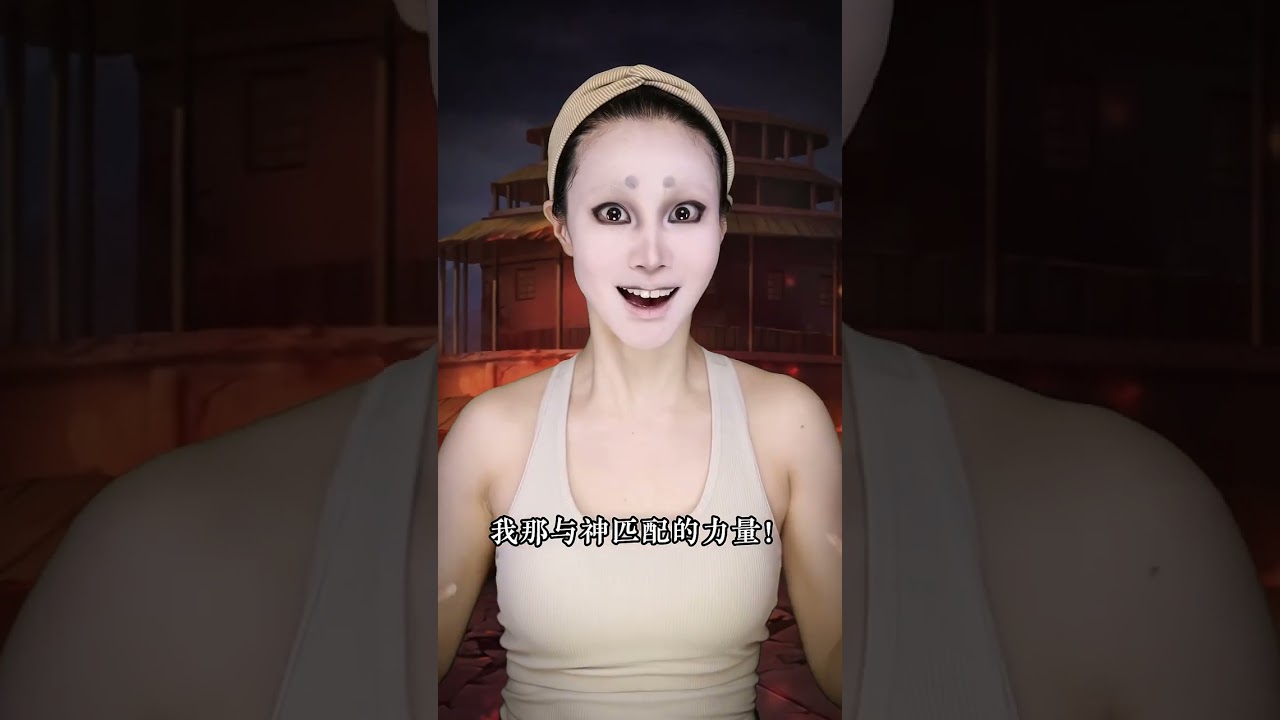 “下等生物，就要有下等生物的样子啊”#压迫感#仿妆 #掀头纱卡点变装#大筒木桃式 #shorts