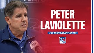 NYR Practice: Peter Laviolette Media Availability | May 20, 2024