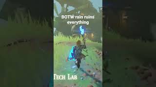BoTW rain coming to mess with me at the worst time possible