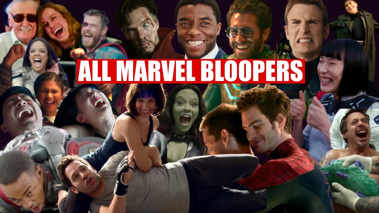 All 87 mins of Marvel & MCU bloopers, gag reel and funny outtakes