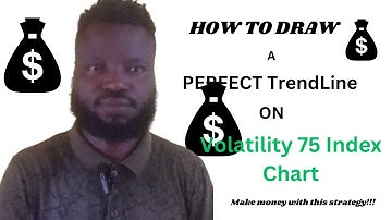 How to Draw a Profitable Trendline on volatility 75 index Chart (Very profitable)
