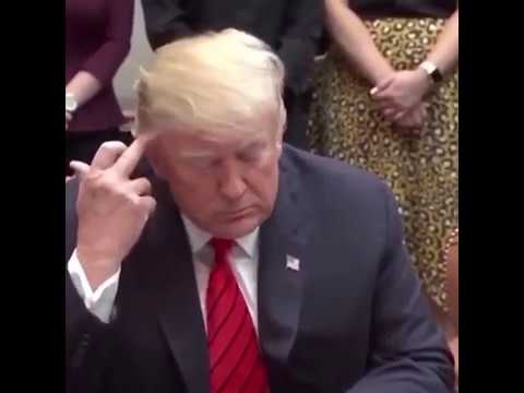 Trump Gives Astronauts Middle Finger