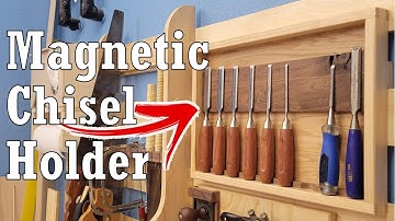 Maximize Your Tools with the Magnetic Chisel Rack