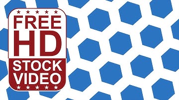 Free Stock Videos – abstract animated hexagon grid rotating zooming out 2D animation