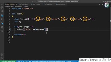 🔗 Working with a Pointer Array in C | C Programming Tutorial