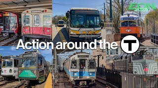 ⁴ᴷ Action Around Boston's MBTA Rapid Transit System (4/28/26)