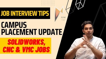 Mechanical Design & Programming Interview Tips and Tricks | Campus Placement Update by RVM CAD