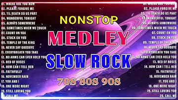 Slow Rock Love Songs Collection 70s 80s 90s | Nonstop Slow Rock Pinoy Medley 🎶 Best Luamang Tugtugin