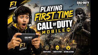 Free Fire Player Tries CODM First Time! 🔥 Is It Easy? | F1 GAMING Live
