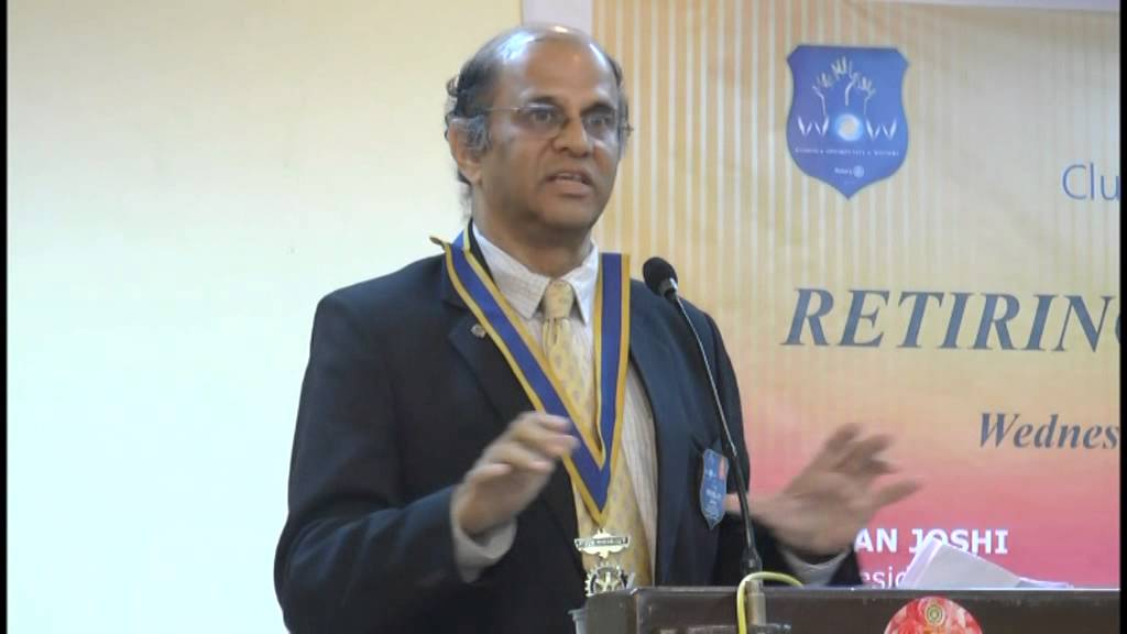 Rotary President's Retiring Night Speech- Mohan Joshi of Rotary Club of Bombay West Part 2