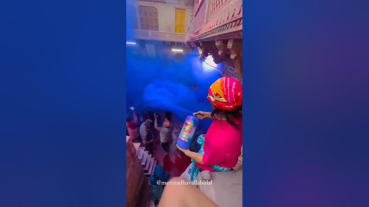 youtube vrindavan holi