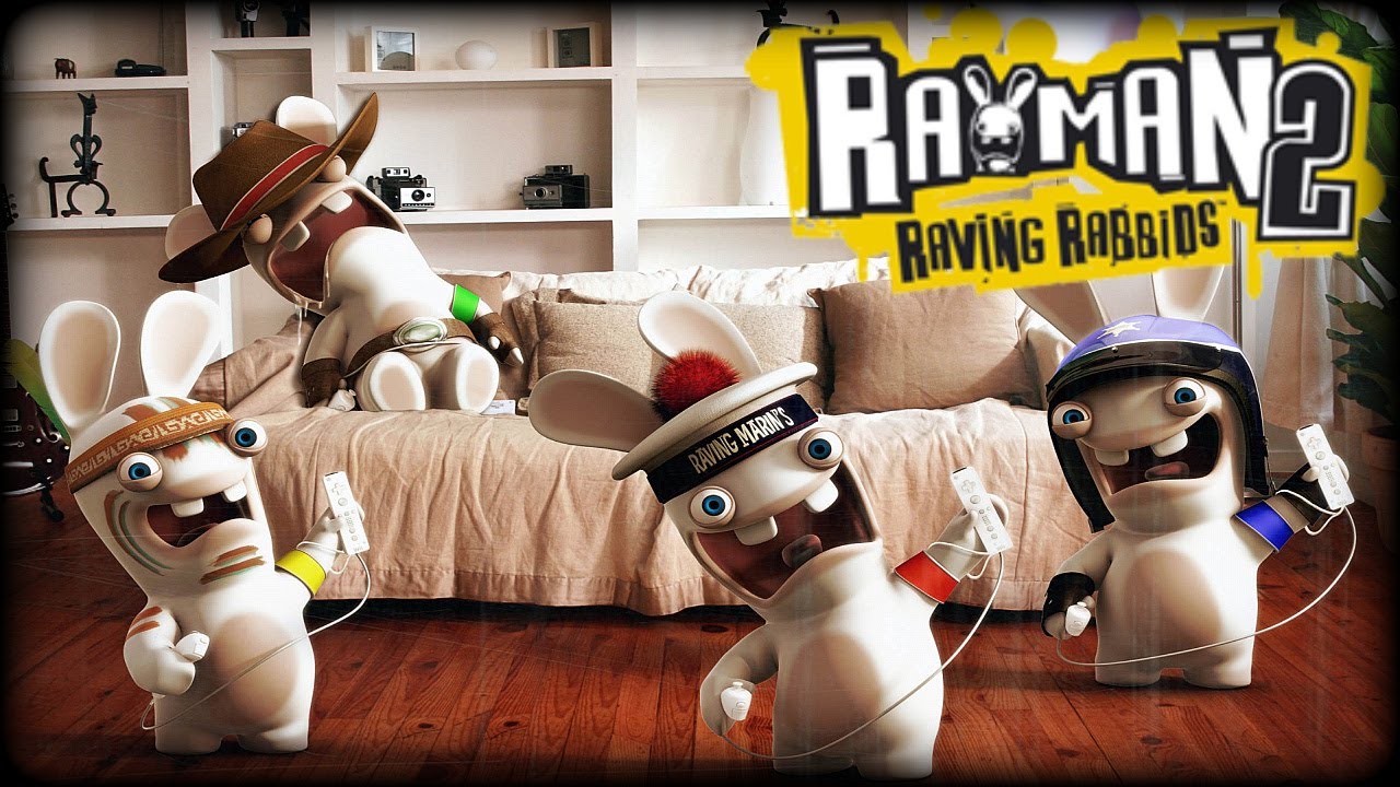 RAYMAN RAVING RABBIDS 2 - BATTLE MULTIPLAYER #1 - YouTube
