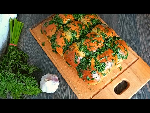 ПАМПУШКИ с чесноком и зеленью. Рецепт пампушек к борщу