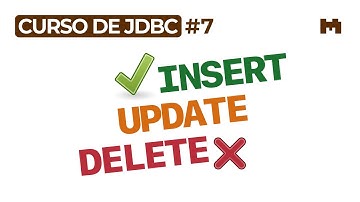 Curso de JDBC – 7. Cómo insertar, modificar y borrar datos