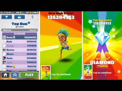 Surely this is hacks. There's no way he has 2 billion points :  r/subwaysurfers