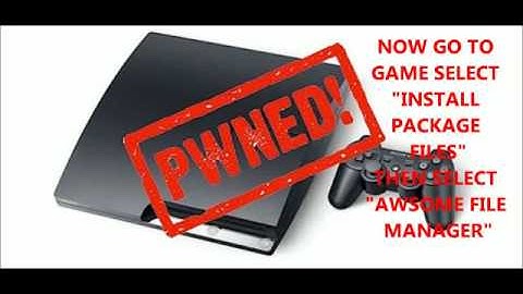 PS3 GeoHot CFW 3.55, Jailbreak Awsome File Manager MW2 CL Tutorial.flv