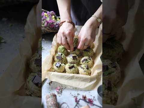 Pistachio Chocolate Cookies😋#food #baking