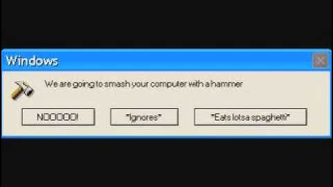Funny Windows Error Messages Part 1