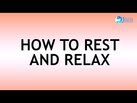 2022-11-25 How To Rest and Relax - Ed Lapiz