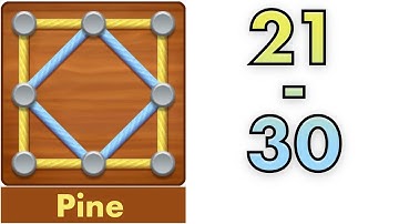 Line Puzzle: String Art | Pine | Levels 21 - 30 | Walkthrough