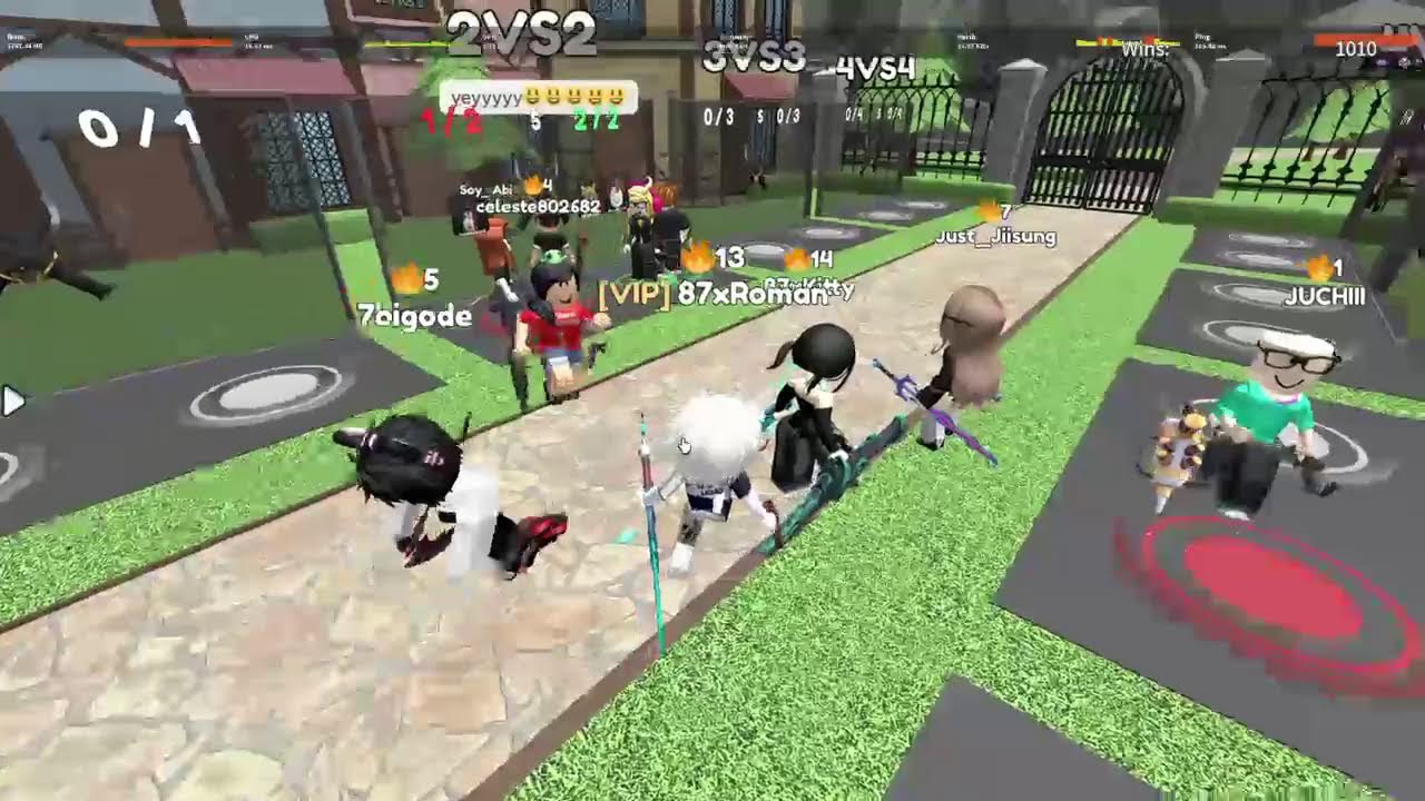 Jugando [Duelos] de Asesinos vs sheriff en Roblox