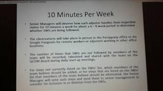 Standardized Work Instructions