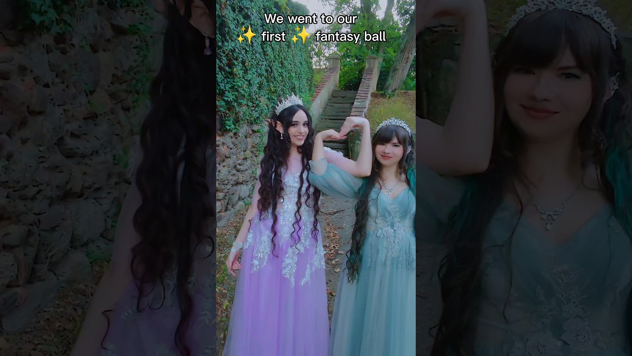 We went to our very first Fantasy Ball! it was a dream! 😭💜💚@nikkihatsunecosplay