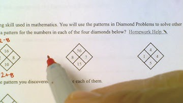 CPM CC2 Section 2.1.1 #2-16 (Diamond Problems)