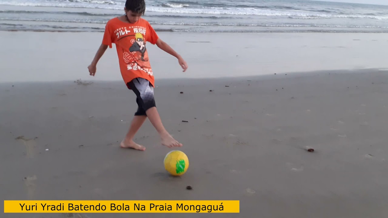 Yuri Yradi na praia