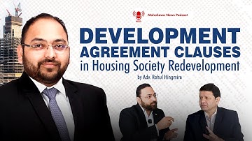 Development Agreement Clauses in Housing Society Redevelopment by Adv. Rahul Hingmire