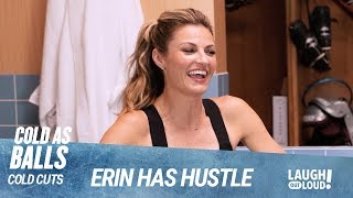 Erin Andrews Almost Pees Herself in the Cold Tub | Cold as Balls: Cold Cuts