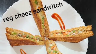 Spicy mix veg Sandwich recipe Home Cook | Veg cheese sandwich | Tawa sandwich recipe | Spicy Snacks