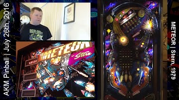 METEOR pinball machine stream (pre-Pinburgh practice)